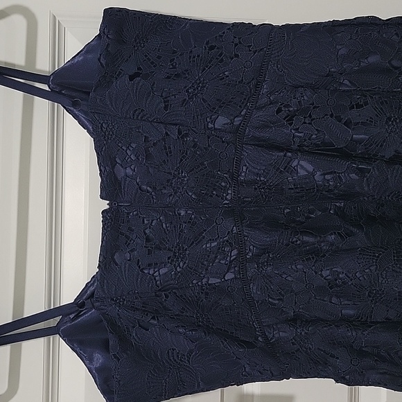 WHBM Lace Midi |Officer Blue (Navy) |  Size 14  👗 - Picture 4 of 16